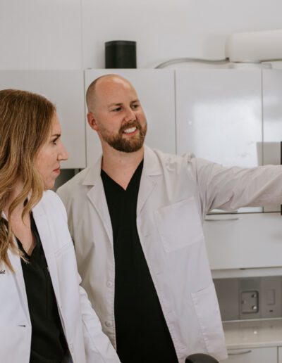 Doctor explaining something
